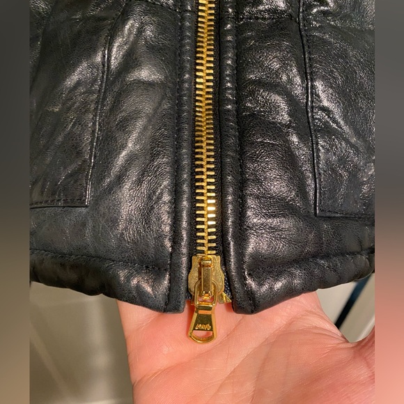 Giorgio Brato Leather Jacket with Hood - Picture 7 of 10